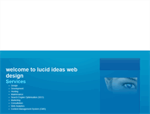 Tablet Screenshot of lucidideas.com.au